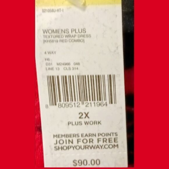 EMMA Plus Size Floral wrap dress - Picture 12 of 13